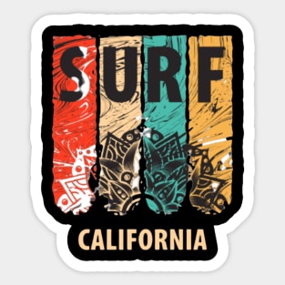 California T-Shirt Sticker